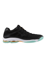 Mizuno SHOE WAVE VOLTAGE-Heren-Black/Tangelo/IceGreen
