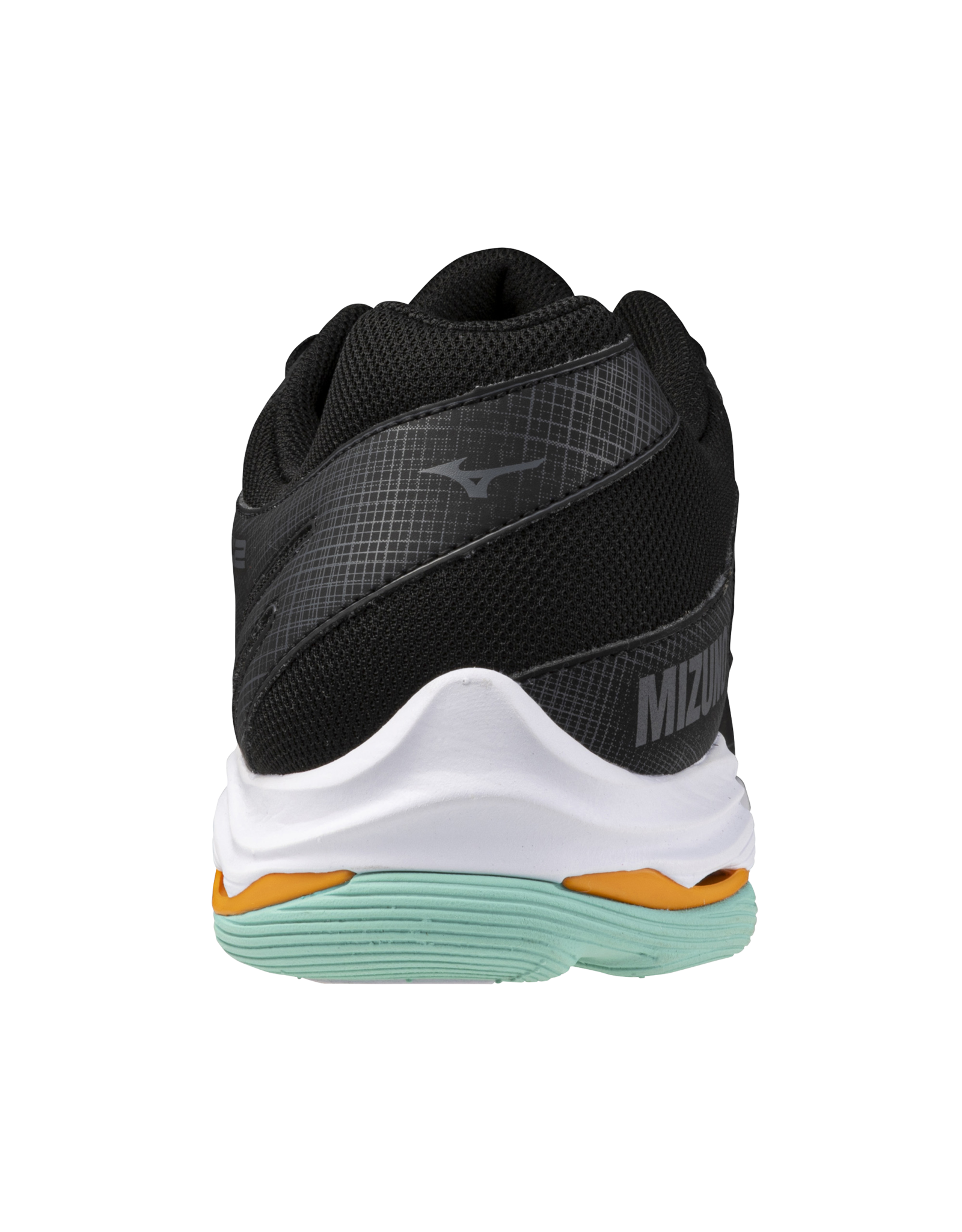 Mizuno SHOE WAVE VOLTAGE-Heren-Black/Tangelo/IceGreen