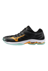 Mizuno SHOE WAVE VOLTAGE-Heren-Black/Tangelo/IceGreen