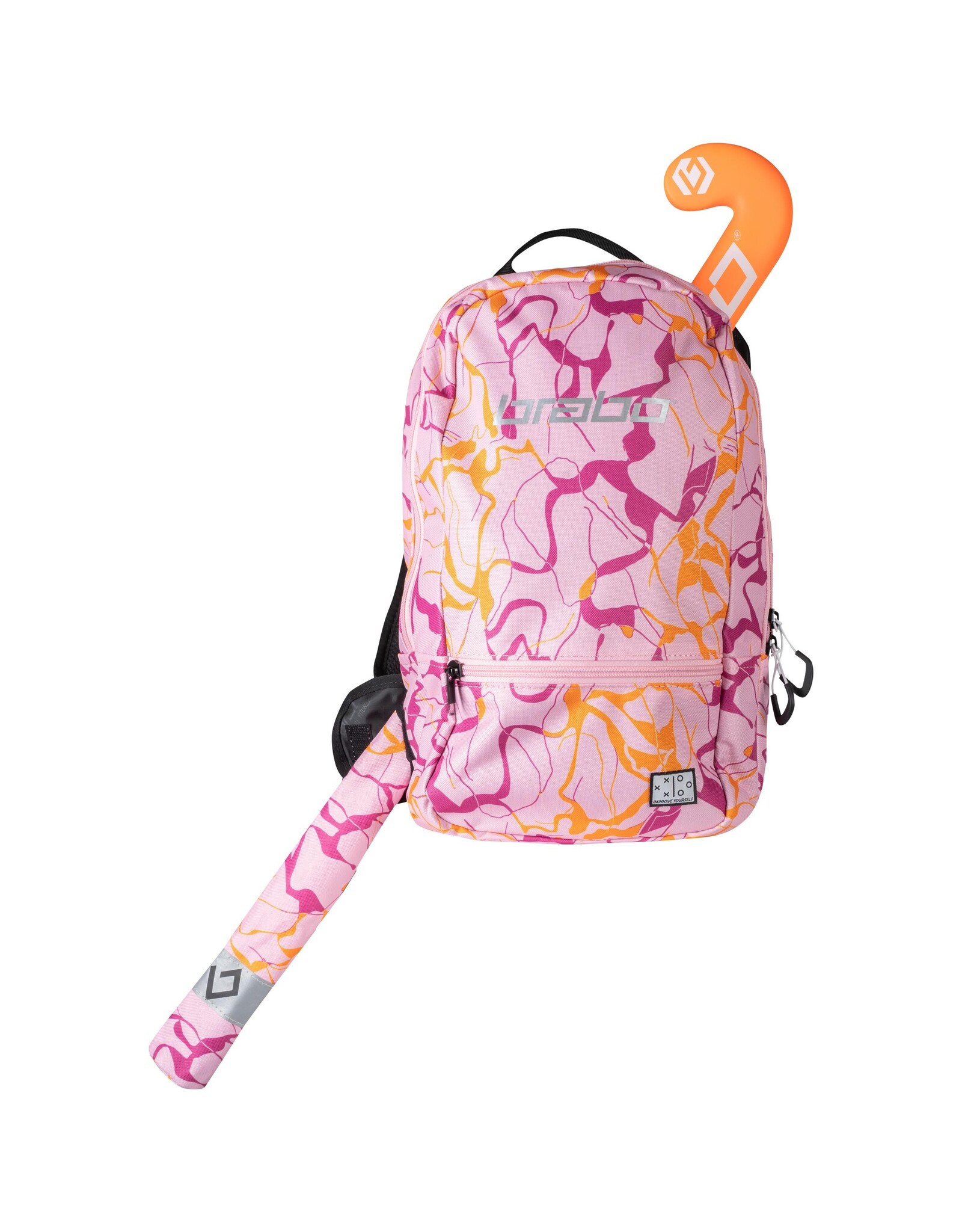 Brabo Backpack Fun-Marble Pink