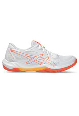 Asics GEL-ROCKET 12-Dames-WHITE/VIVID CORAL