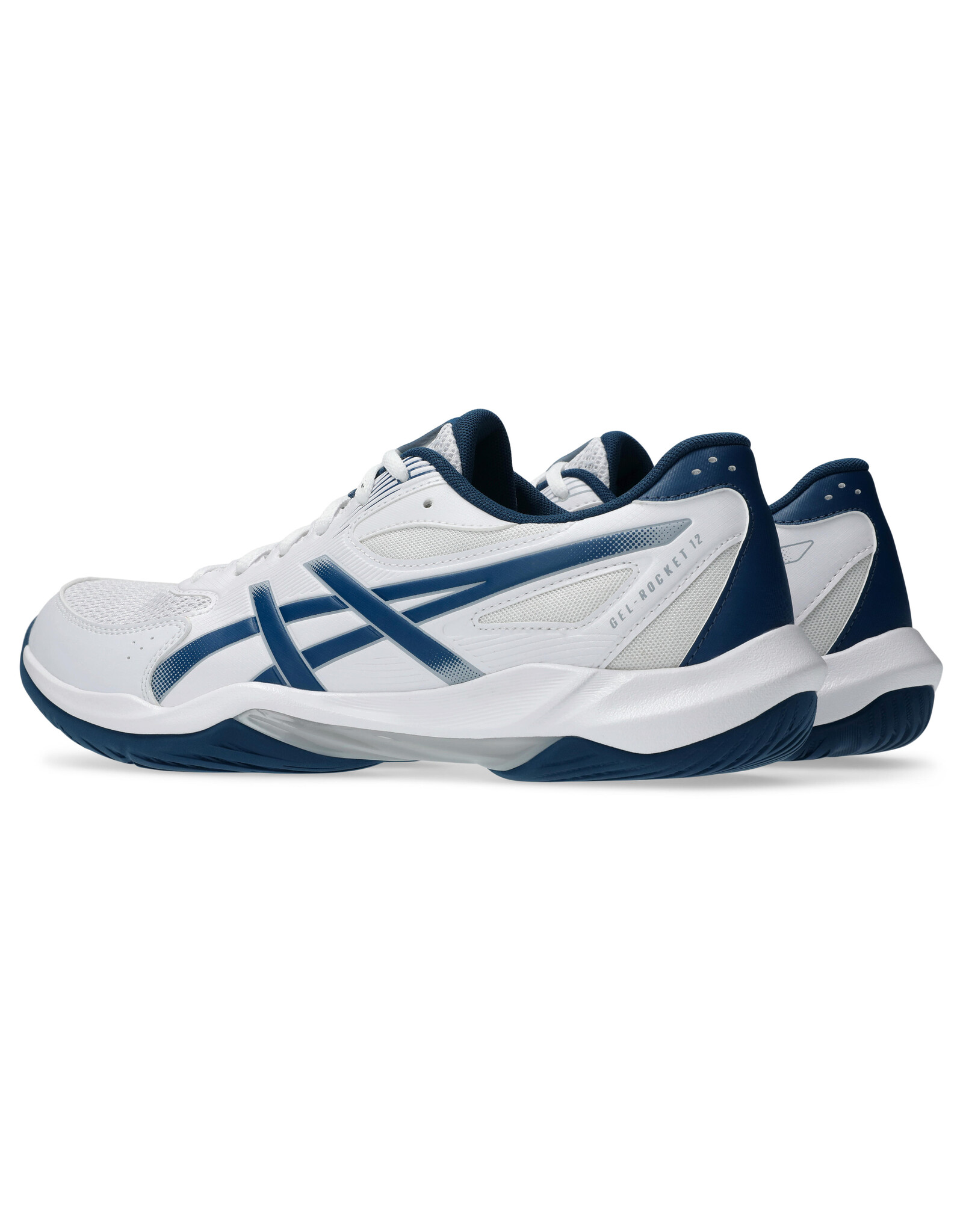 Asics GEL-ROCKET 12-Heren-WHITE/MAKO BLUE