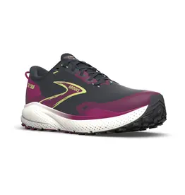 Brooks Divide 6-Dames-Ebony/Fuchsia/Lime