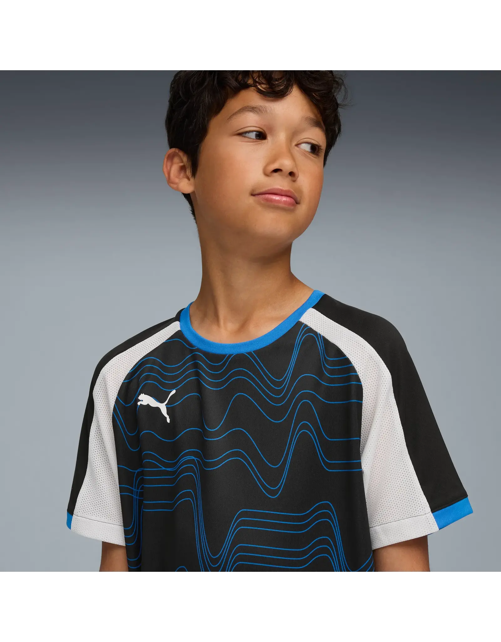 Puma individualLIGA Graphic Jersey jr-Unisex-9-black