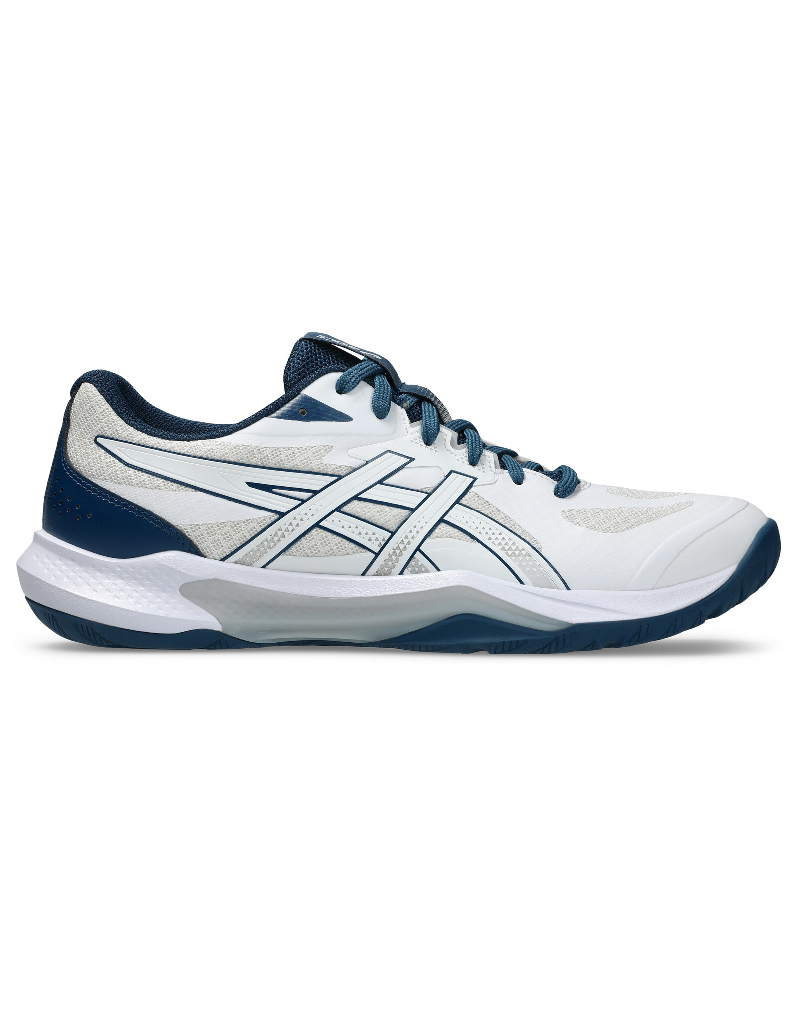 Asics GEL-TACTIC 13-Heren-WHITE/MAKO BLUE
