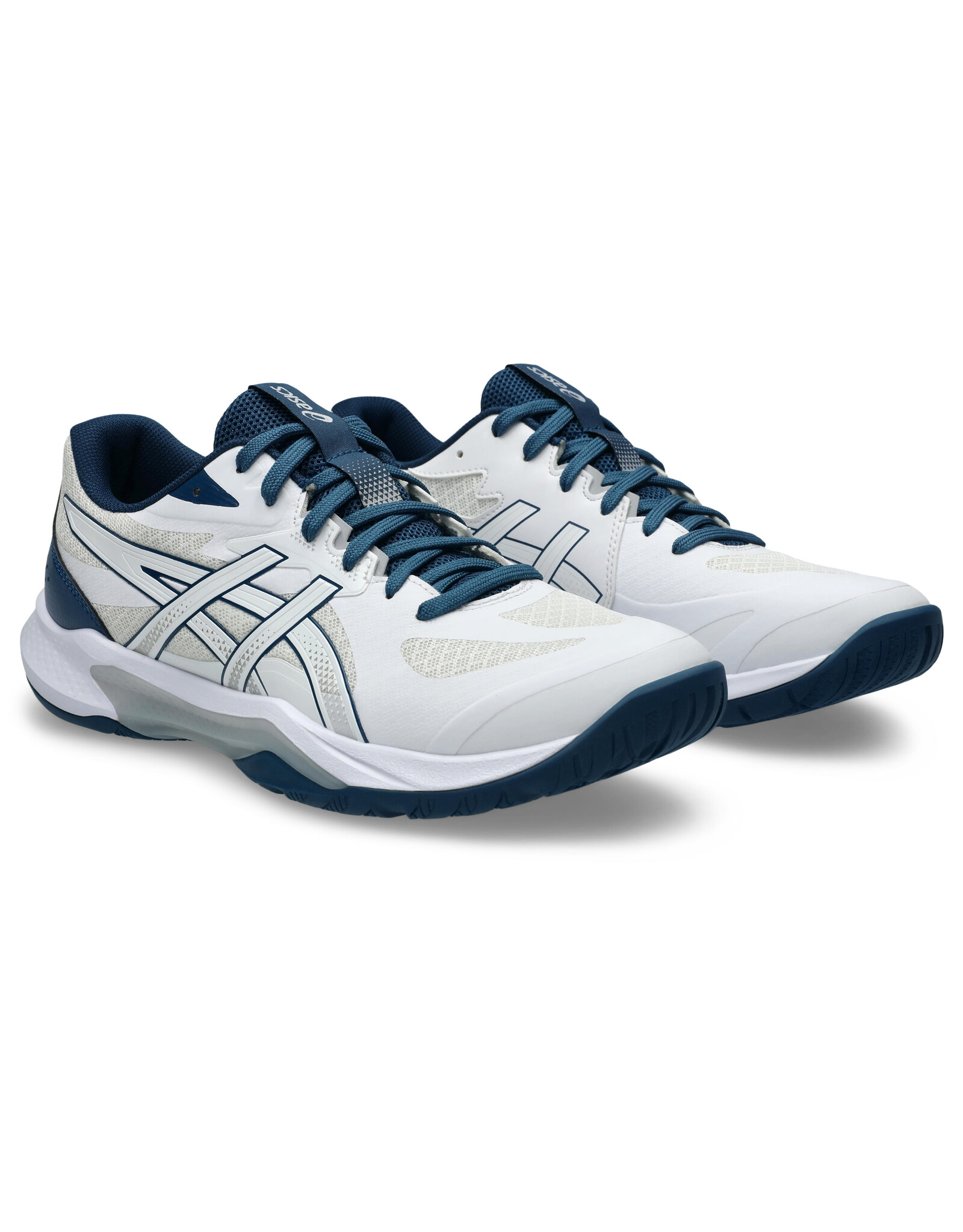 Asics GEL-TACTIC 13-Heren-WHITE/MAKO BLUE