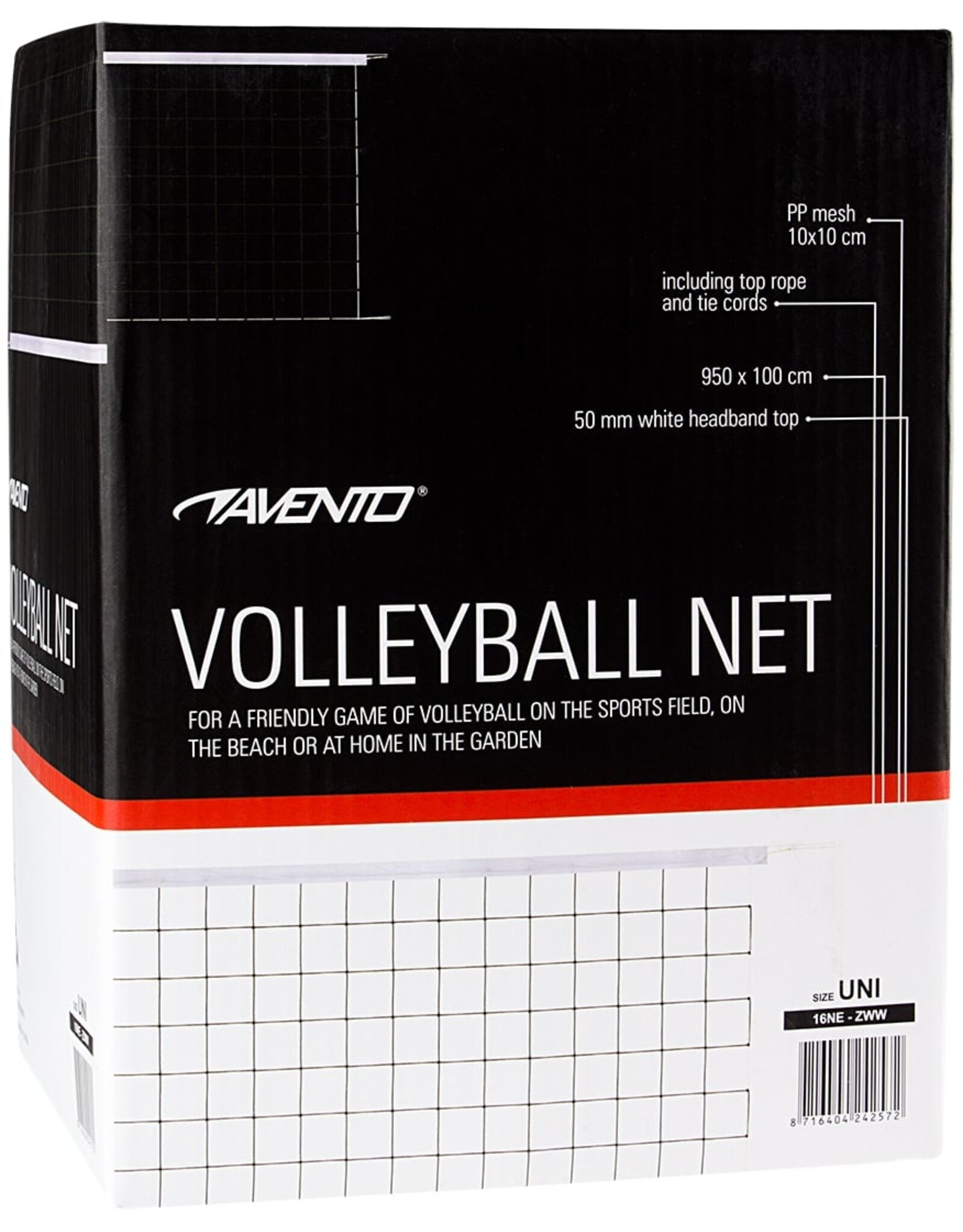 Avento Volleybalnet • 9.5 x 1 meter •