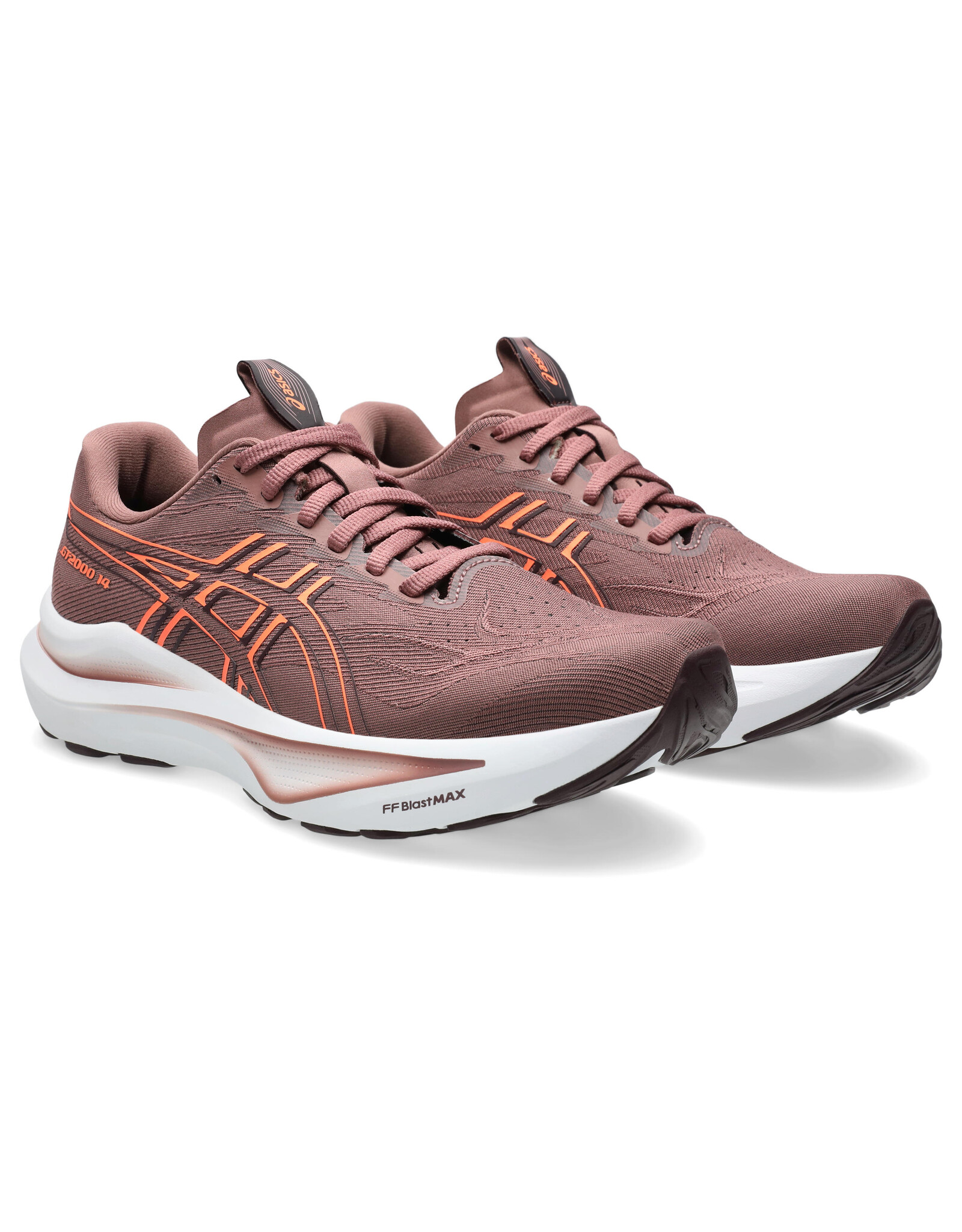 Asics GT-2000 14-Dames-RUBBLE RED/VIVID CORAL