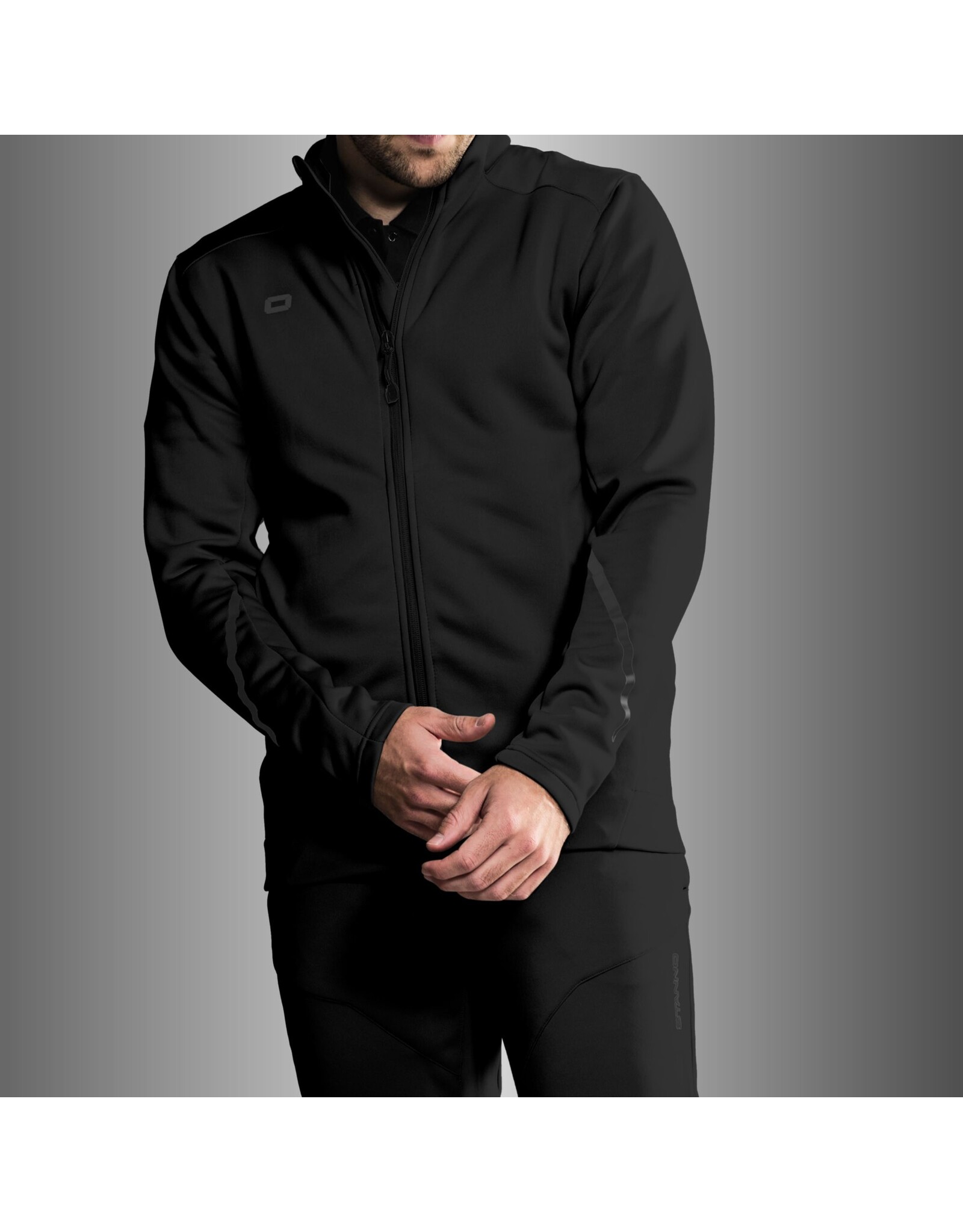 Stanno Plaza Full Zip Top-Black