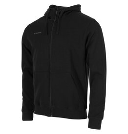 Stanno Base Hooded Full Zip Sweat Top-Black