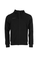 Stanno Base Hooded Full Zip Sweat Top-Black