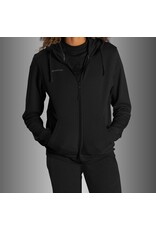 Stanno Base Hooded Full Zip Sweat Top-Black