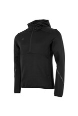 Stanno Plaza Hooded Half Zip Top-Black