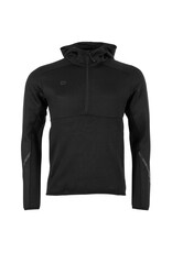 Stanno Plaza Hooded Half Zip Top-Black