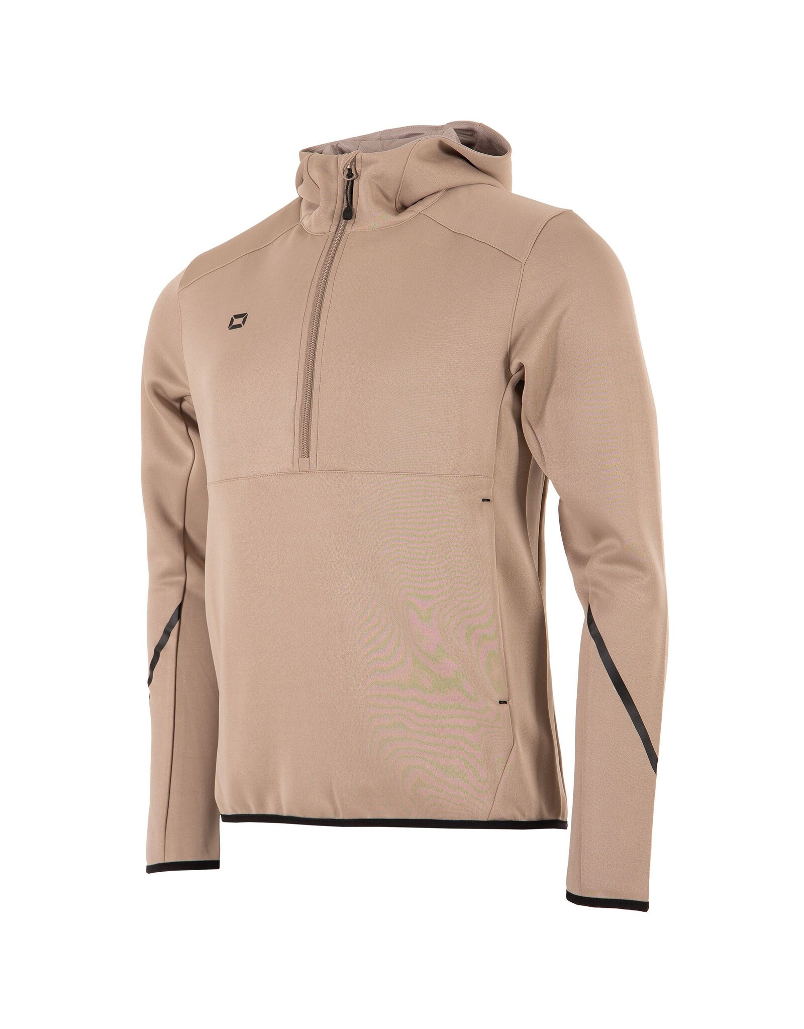 Stanno Plaza Hooded Half Zip Top-Beige