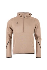 Stanno Plaza Hooded Half Zip Top-Beige