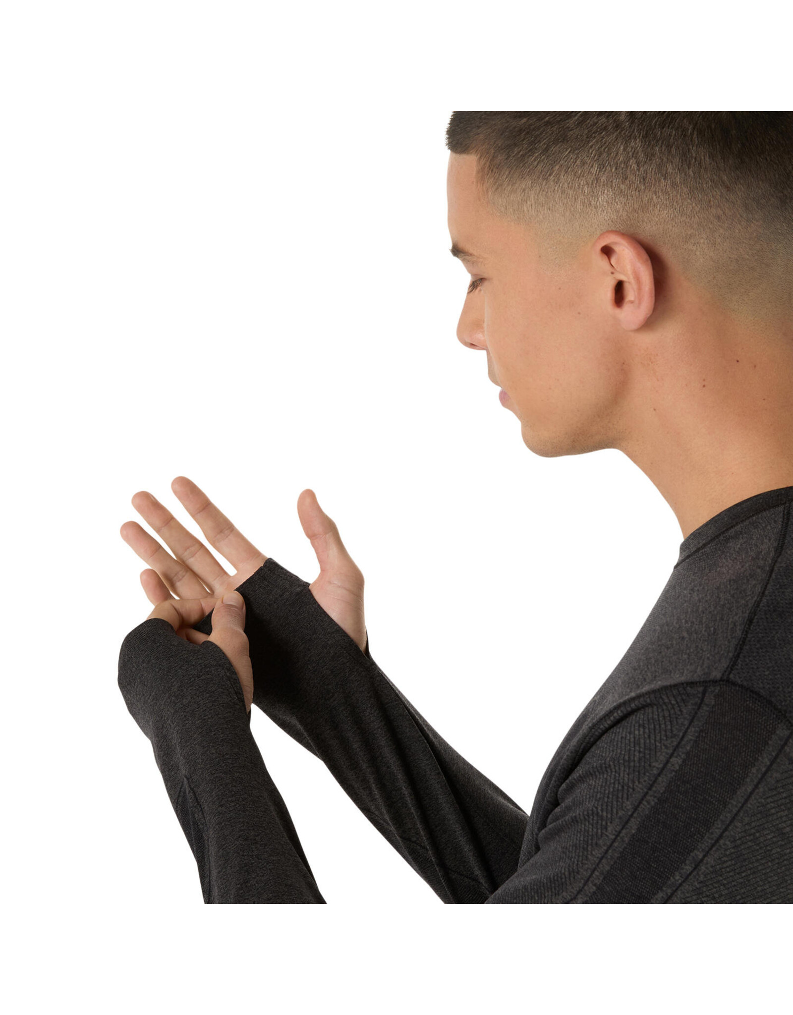 Asics ROAD SEAMLESS LS TOP-Heren-PERFORMANCE BLACK