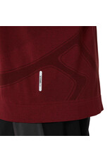 Asics ROAD SEAMLESS LS TOP-Heren-DARK RED PLANET