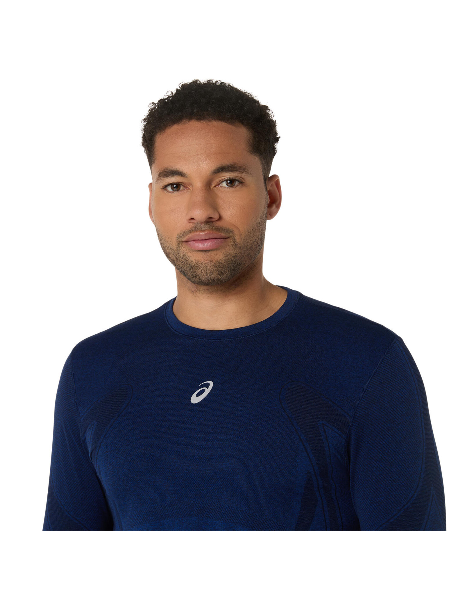 Asics ROAD SEAMLESS LS TOP-Heren-MIDNIGHT