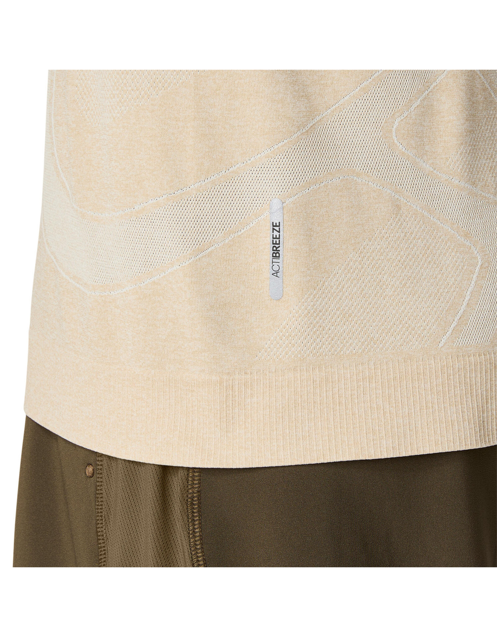 Asics ROAD SEAMLESS LS TOP-Heren-CREAM