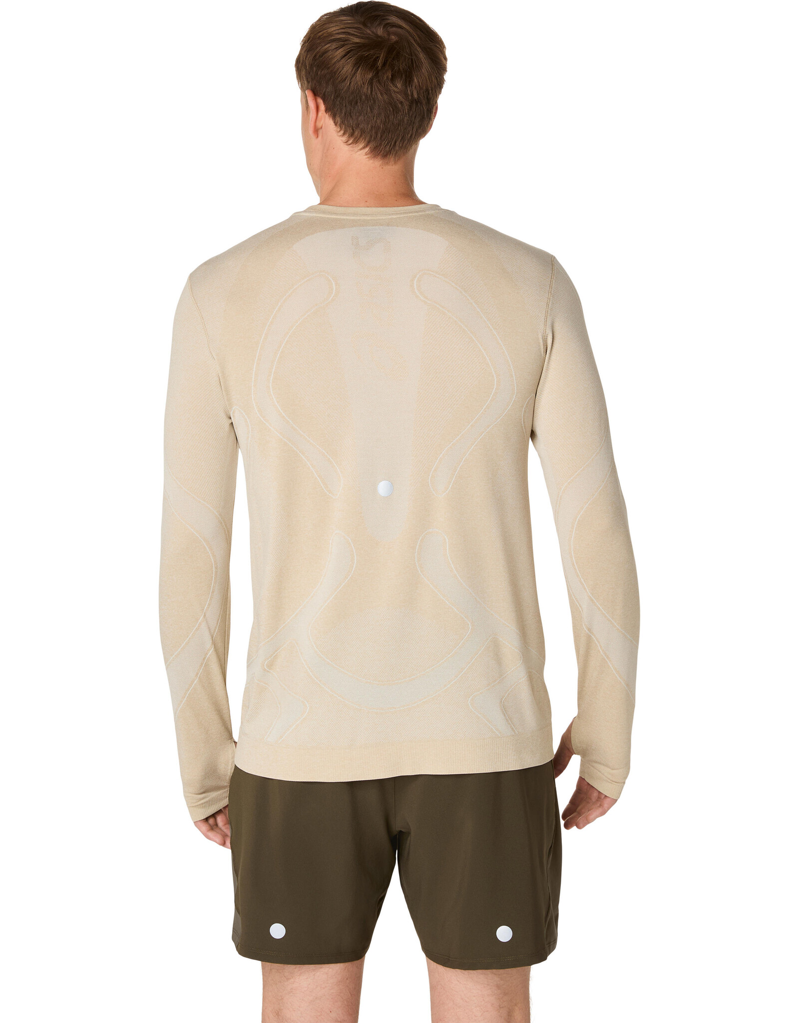 Asics ROAD SEAMLESS LS TOP-Heren-CREAM