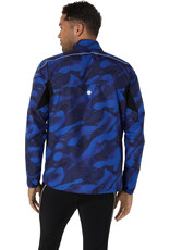 Asics ROAD LITE-SHOW PACKABLE JACKET-Heren-PERFORMANCE BLACK/DARK COBALT