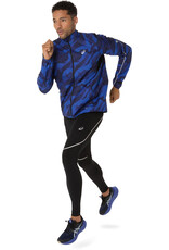 Asics ROAD LITE-SHOW PACKABLE JACKET-Heren-PERFORMANCE BLACK/DARK COBALT