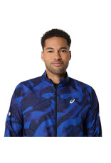 Asics ROAD LITE-SHOW PACKABLE JACKET-Heren-PERFORMANCE BLACK/DARK COBALT