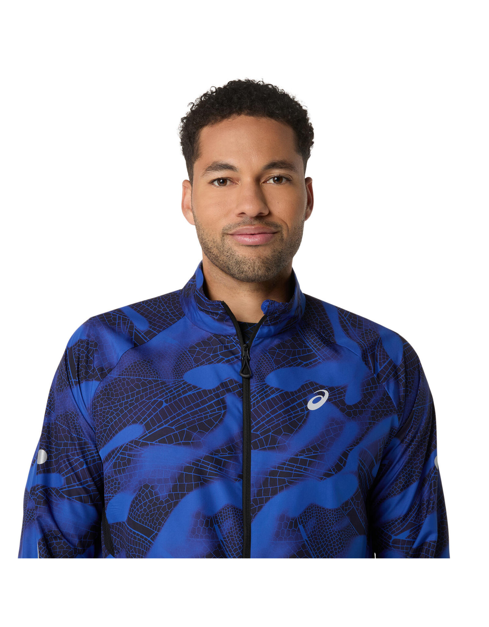 Asics ROAD LITE-SHOW PACKABLE JACKET-Heren-PERFORMANCE BLACK/DARK COBALT