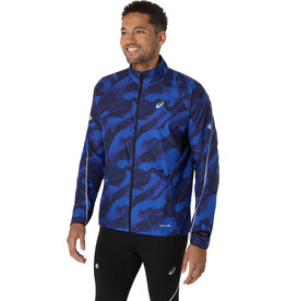 Asics ROAD LITE-SHOW PACKABLE JACKET-Heren-PERFORMANCE BLACK/DARK COBALT