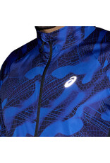 Asics ROAD LITE-SHOW PACKABLE JACKET-Heren-PERFORMANCE BLACK/DARK COBALT