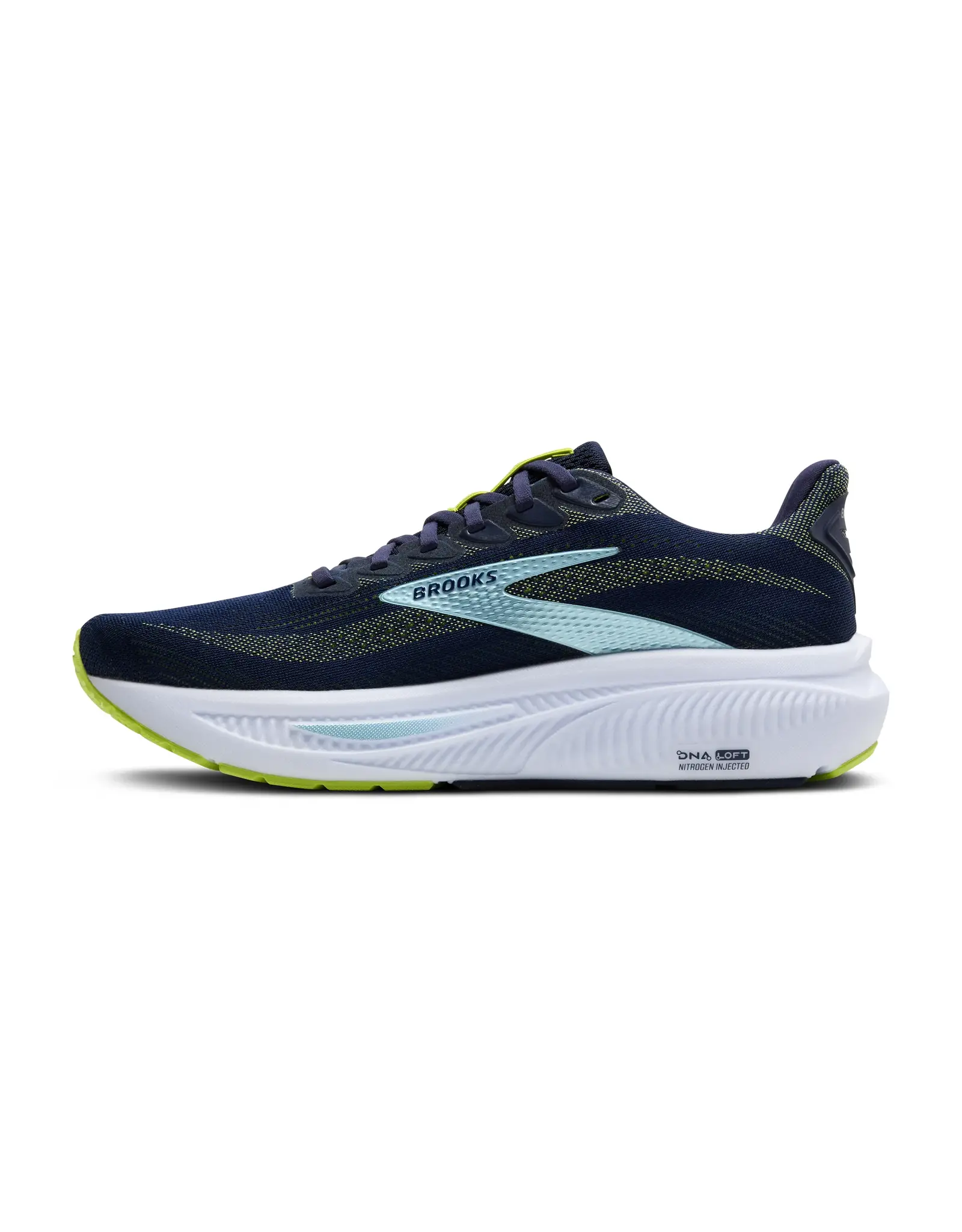 Brooks Ghost 17-Heren-Peacoat/Lime/Blue
