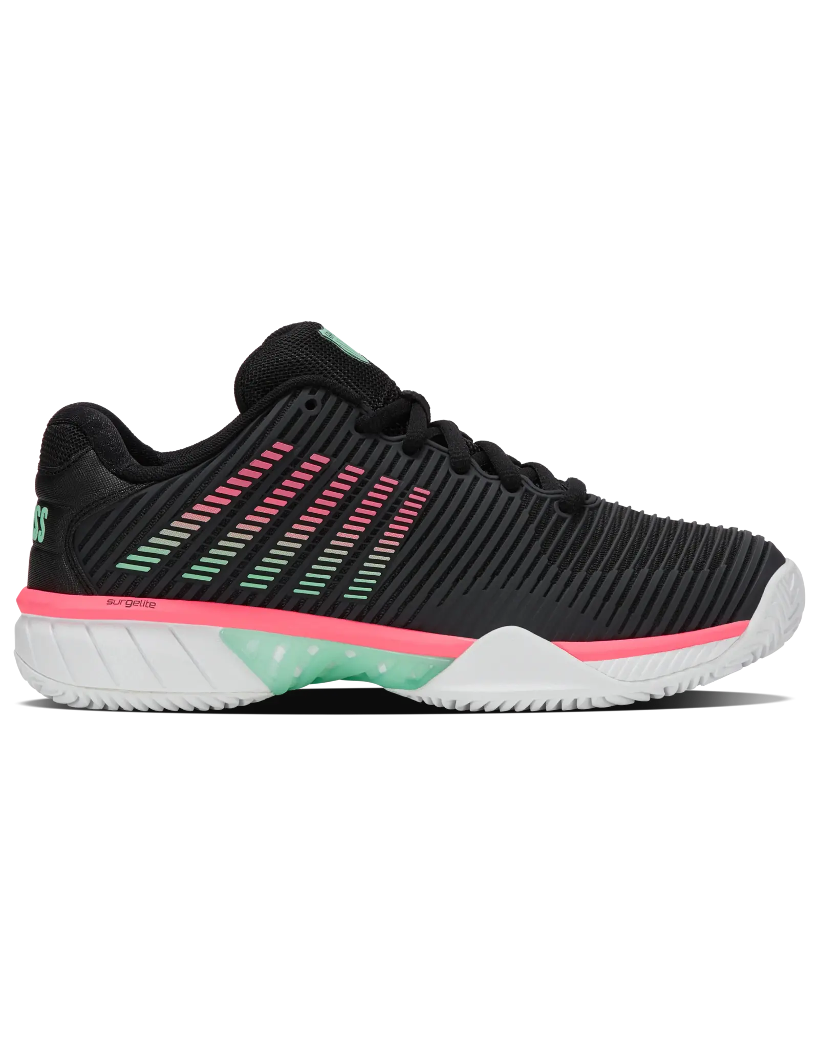 K-swiss KS TFW HYPERCOURT EXPRESS 2 CLAY-Dames-BLK/WHT/NEONMINT