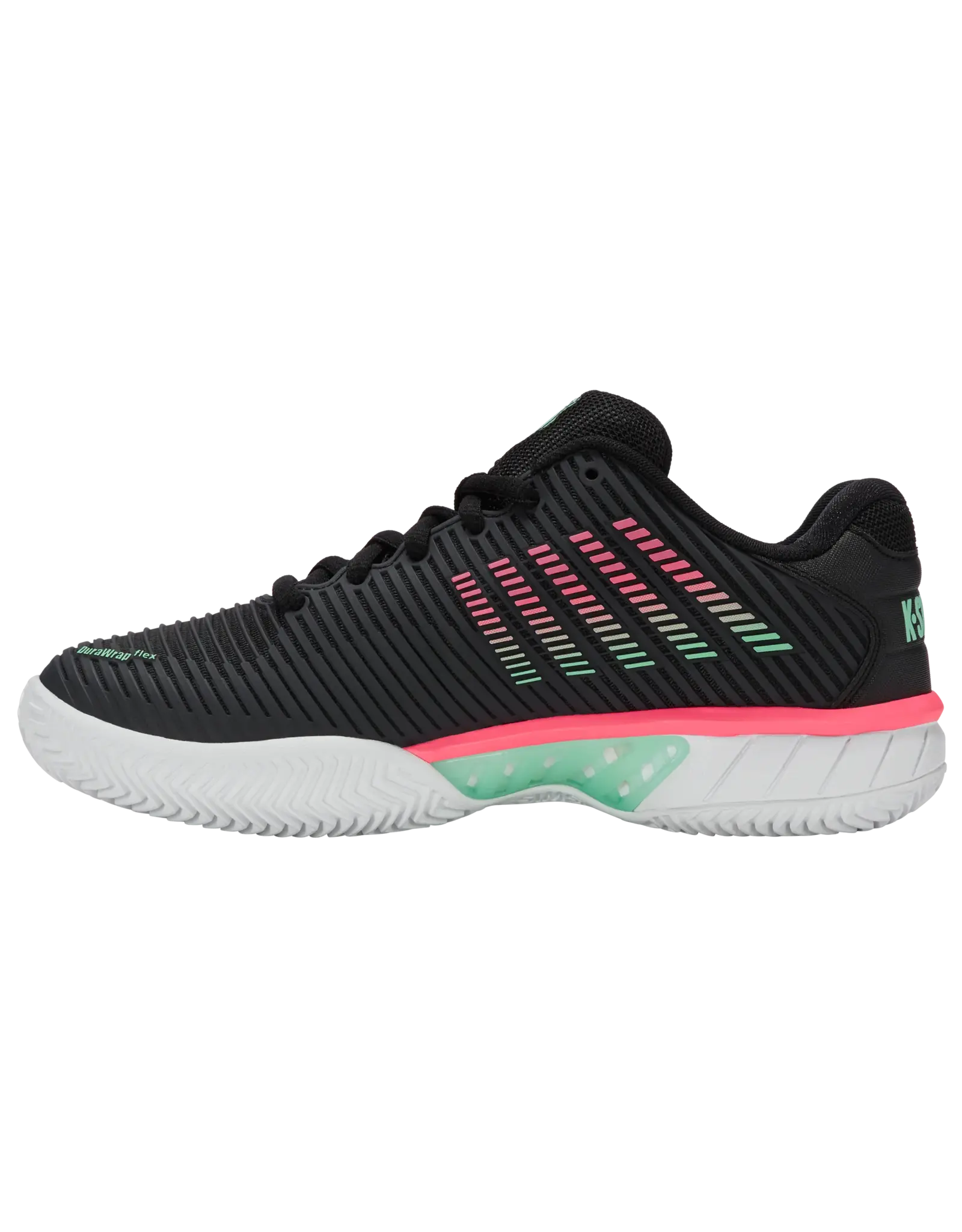 K-swiss KS TFW HYPERCOURT EXPRESS 2 CLAY-Dames-BLK/WHT/NEONMINT
