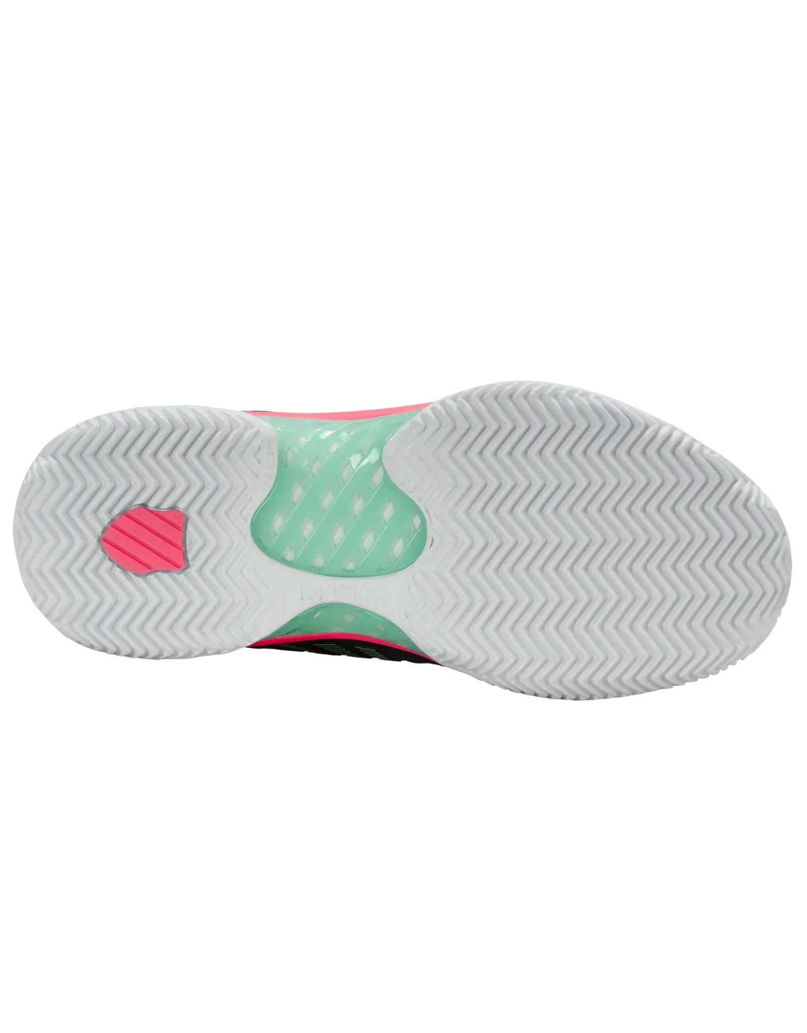 K-swiss KS TFW HYPERCOURT EXPRESS 2 CLAY-Dames-BLK/WHT/NEONMINT