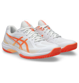 Asics COURT HUNTER FF-Dames-WHITE/VIVID CORAL