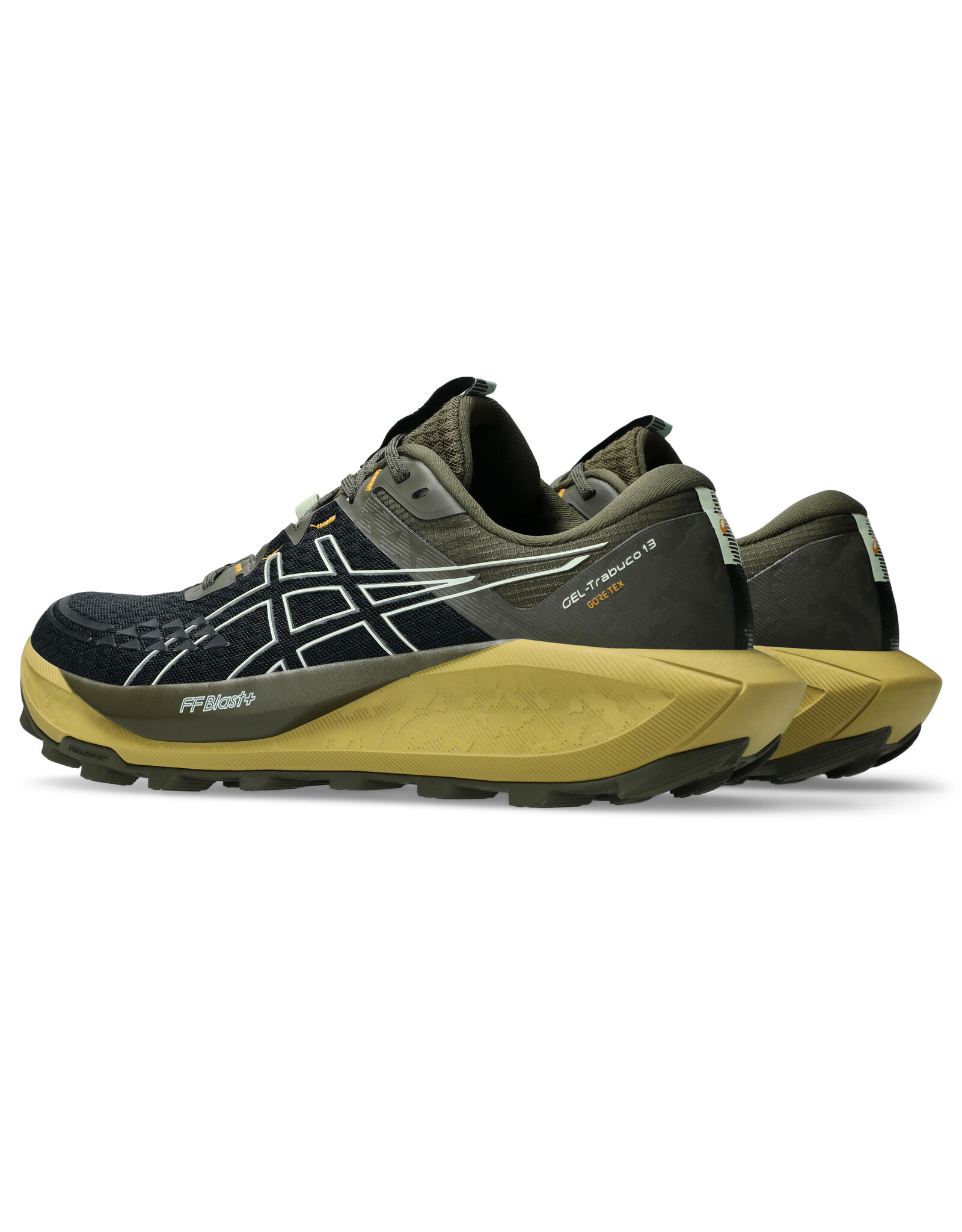 Asics GEL-Trabuco 13 GTX-Heren-BLACK/WHISPER GREEN