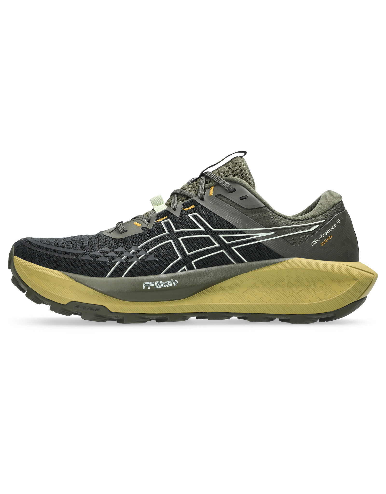 Asics GEL-Trabuco 13 GTX-Heren-BLACK/WHISPER GREEN