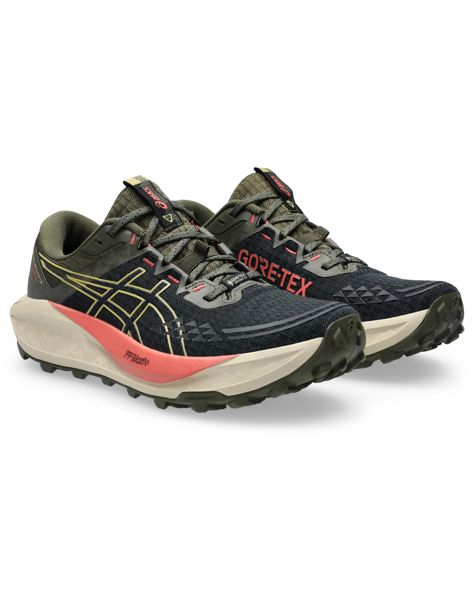 Asics GEL-Trabuco 13 GTX-Dames-BLACK/LEMONGRASS