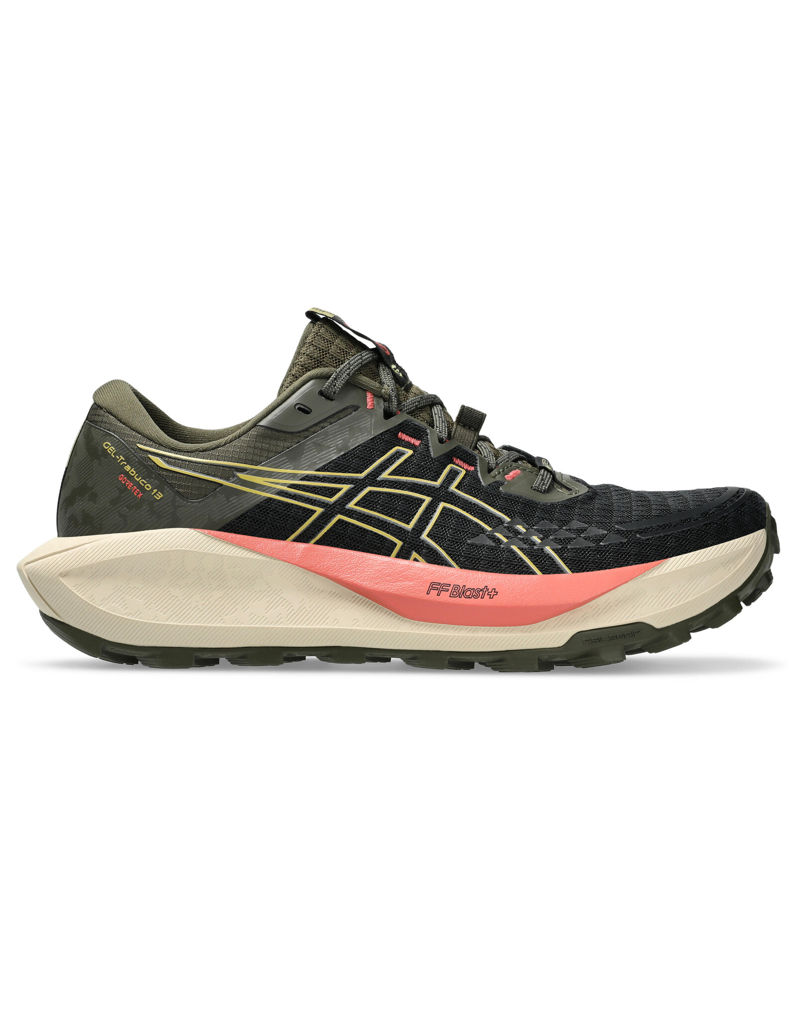 Asics GEL-Trabuco 13 GTX-Dames-BLACK/LEMONGRASS