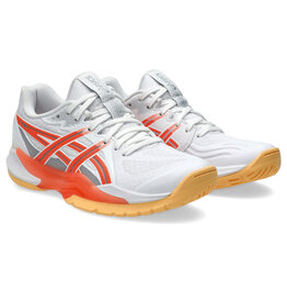 Asics POWERBREAK FF-Dames-WHITE/VIVID CORAL