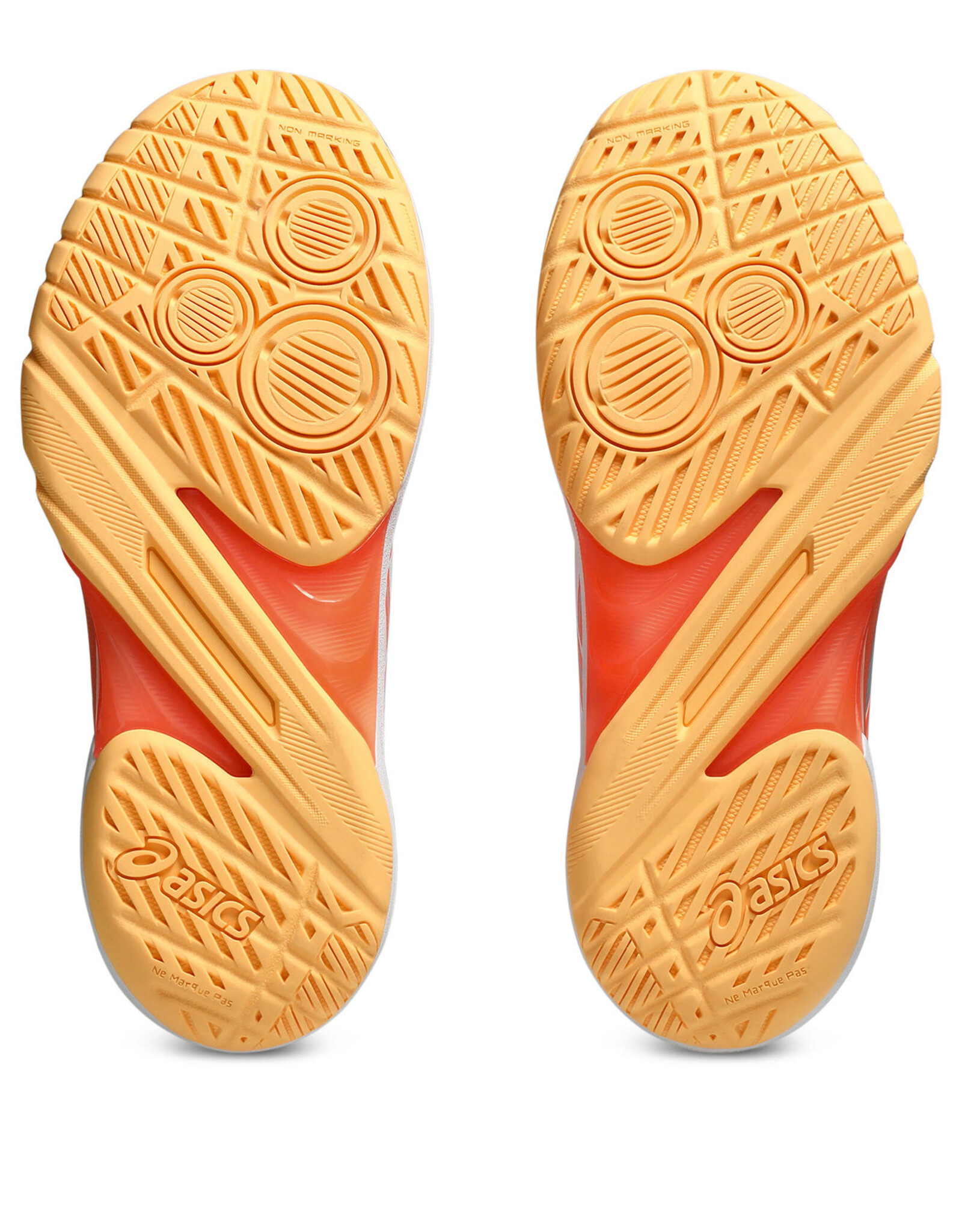 Asics POWERBREAK FF-Dames-WHITE/VIVID CORAL