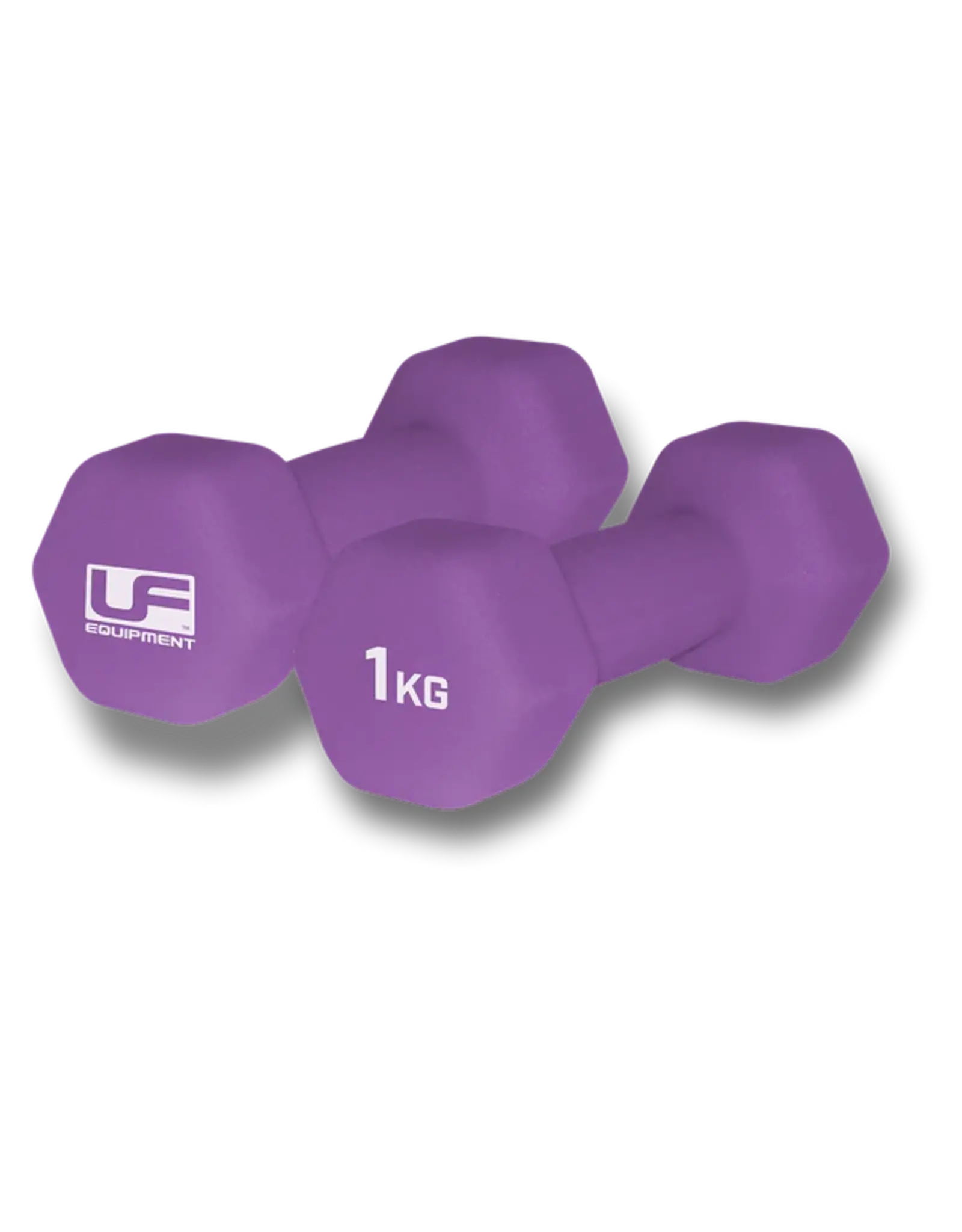UFE UFE Hex Dumbells 1 pair 1 kg (Purple)