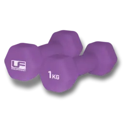 UFE UFE Hex Dumbells 1 pair 1 kg (Purple)