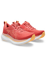 Asics GLIDERIDE MAX-Dames-DARK PINK CLAY/ORANGE GLOW