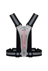 BEE-SAFE Bee Safe | Led Harness - USB Phone pocket Glow - Silver