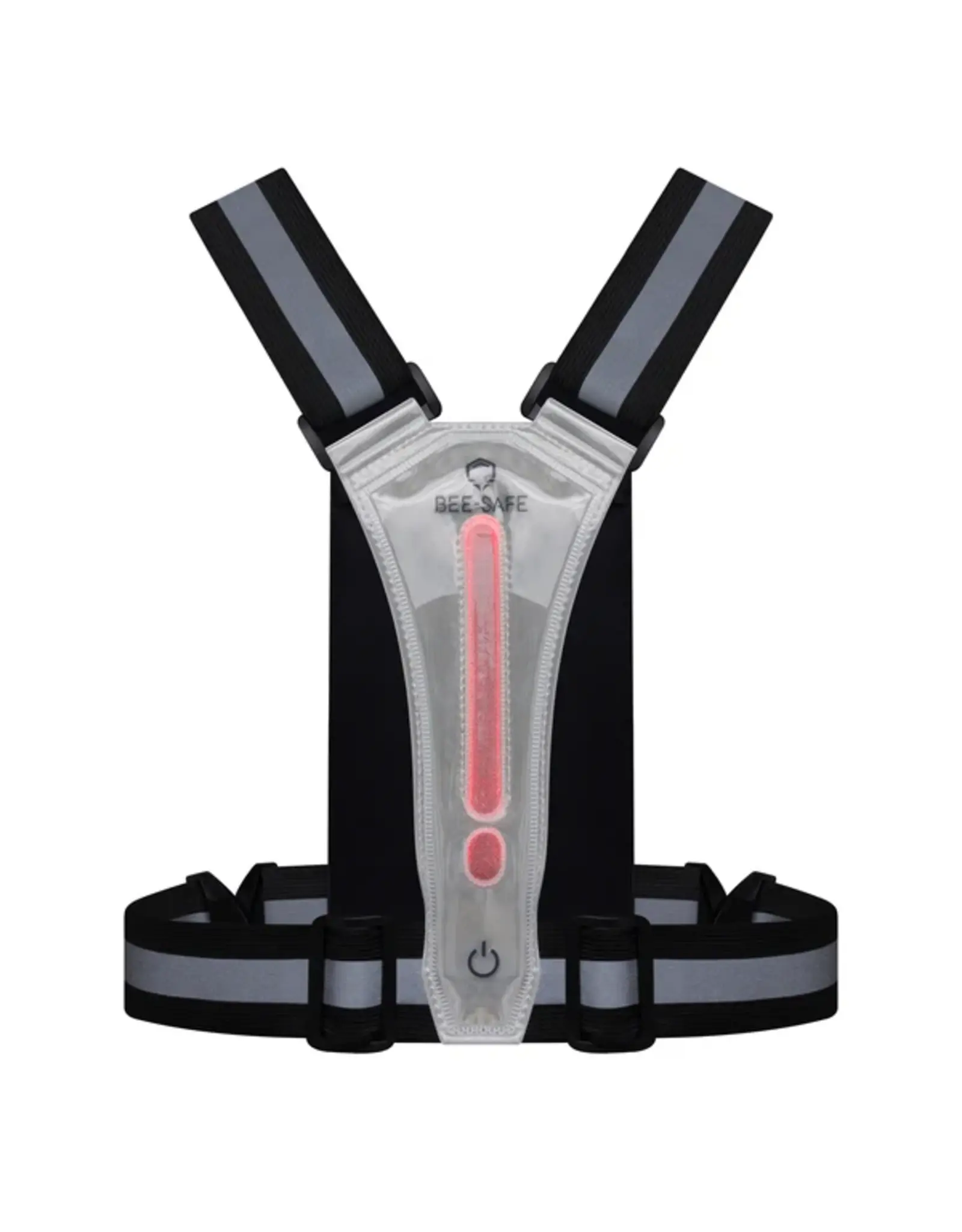 BEE-SAFE Bee Safe | Led Harness - USB Phone pocket Glow - Silver