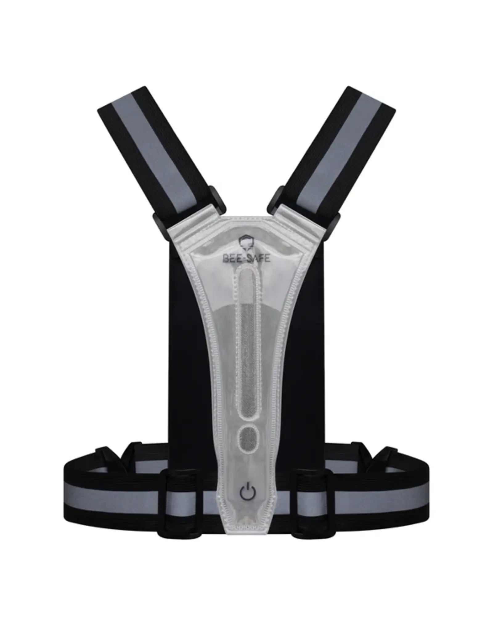 BEE-SAFE Bee Safe | Led Harness - USB Phone pocket Glow - Silver