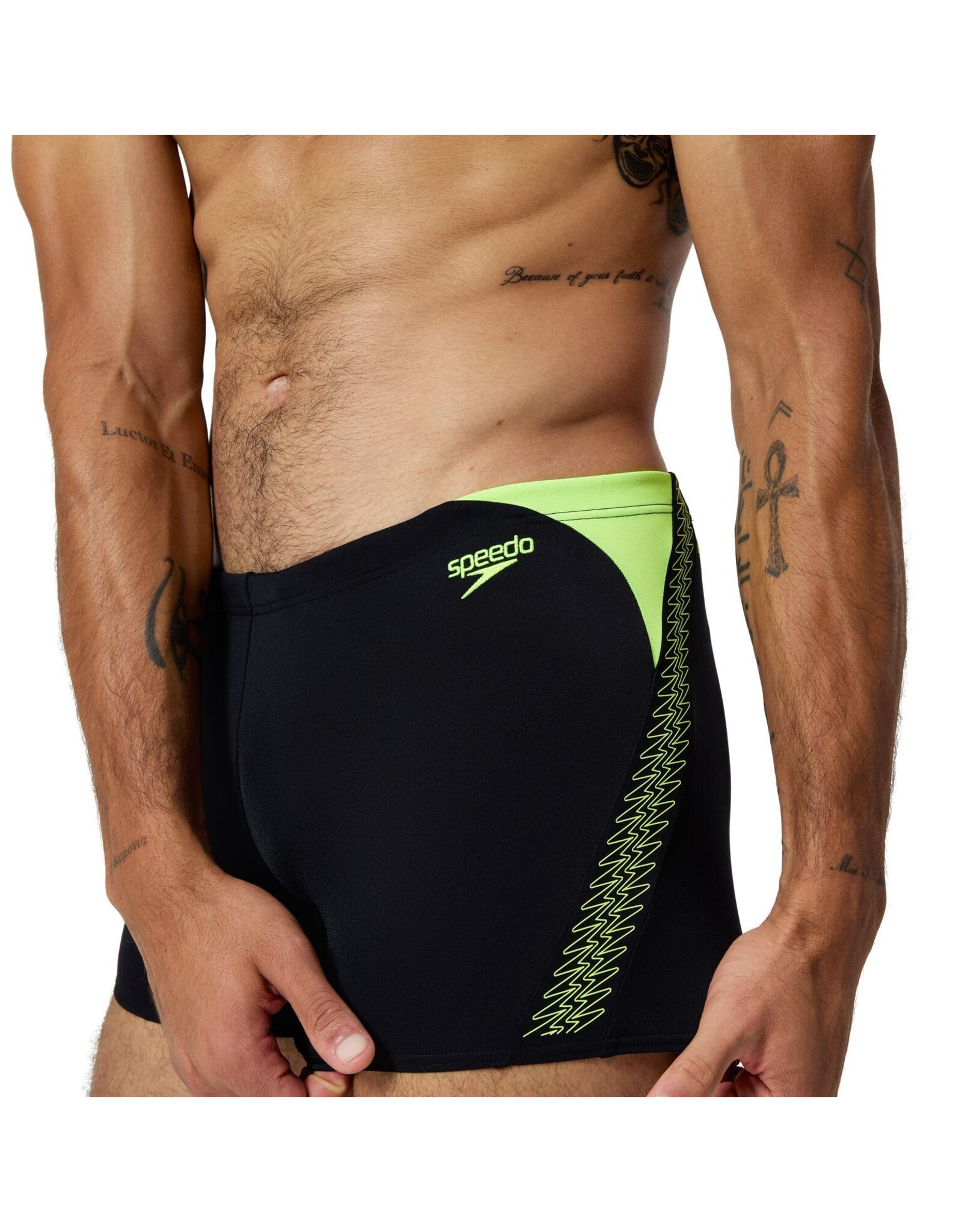 Speedo ECO+ HYPERBOOM SPLICE AQSH BLA/YEL