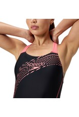 Speedo ECO MEDLEY LOGO MEDALIST 1P BLA/ORA